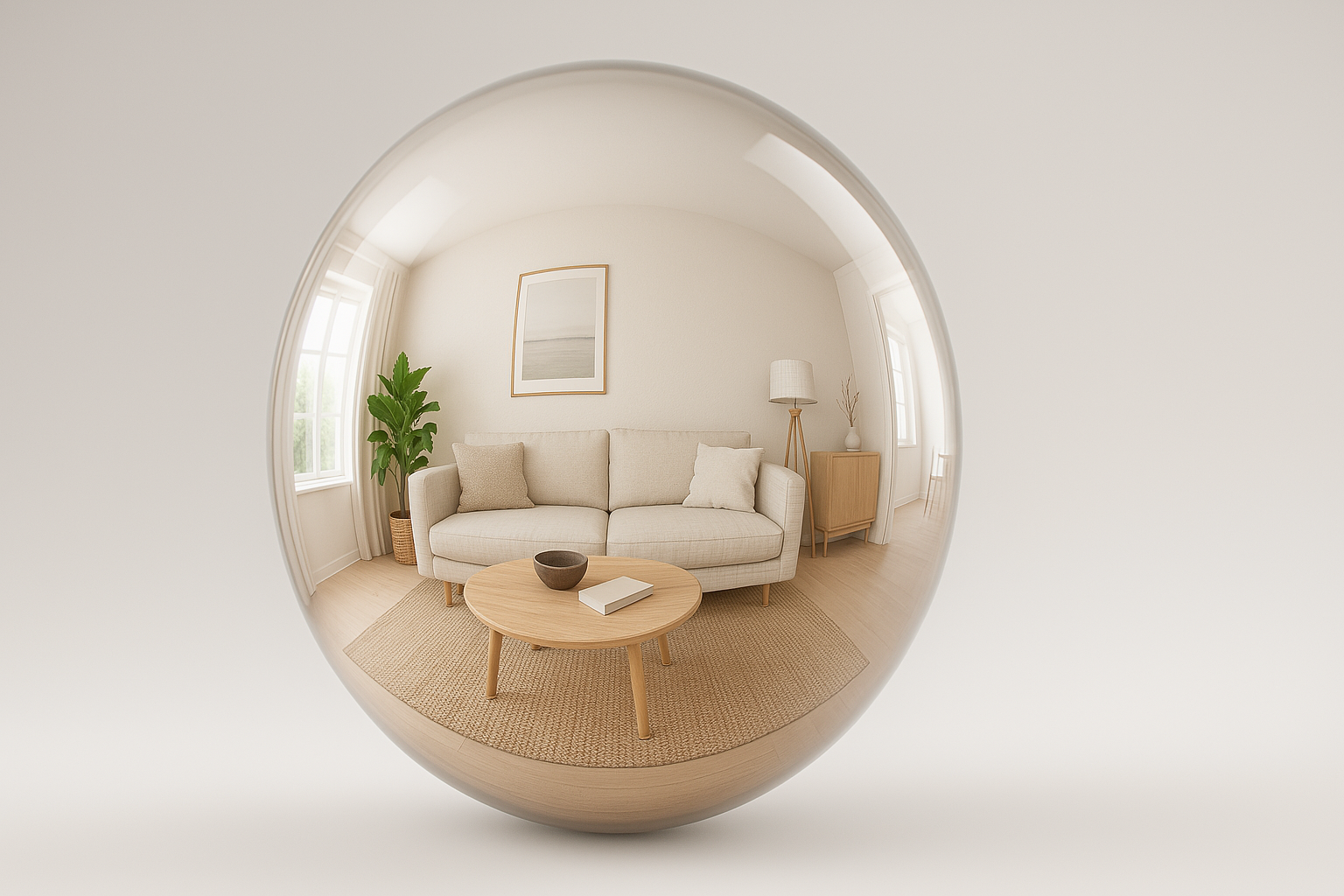 360°-Rundgang einer Immobilie